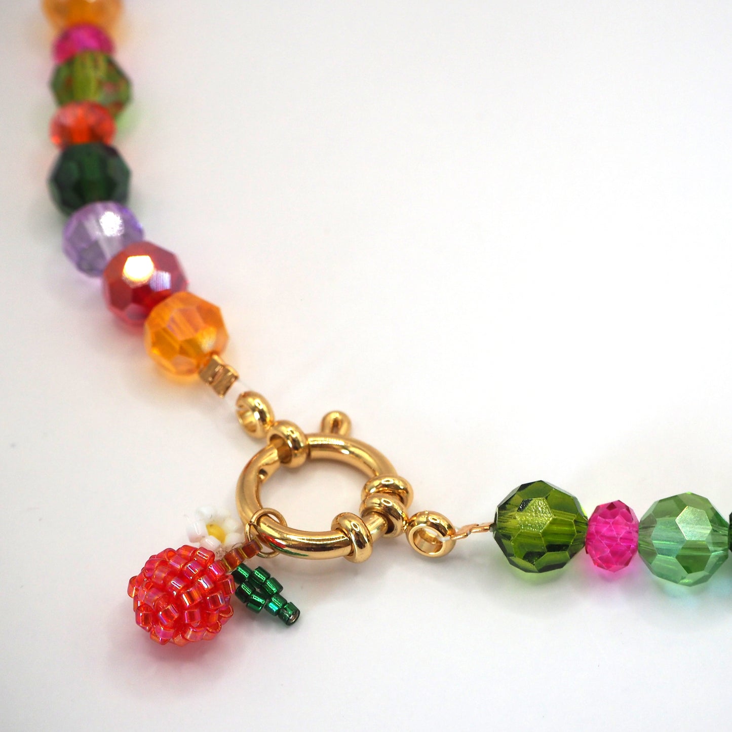A/W Shiny Necklace/ Multicolore