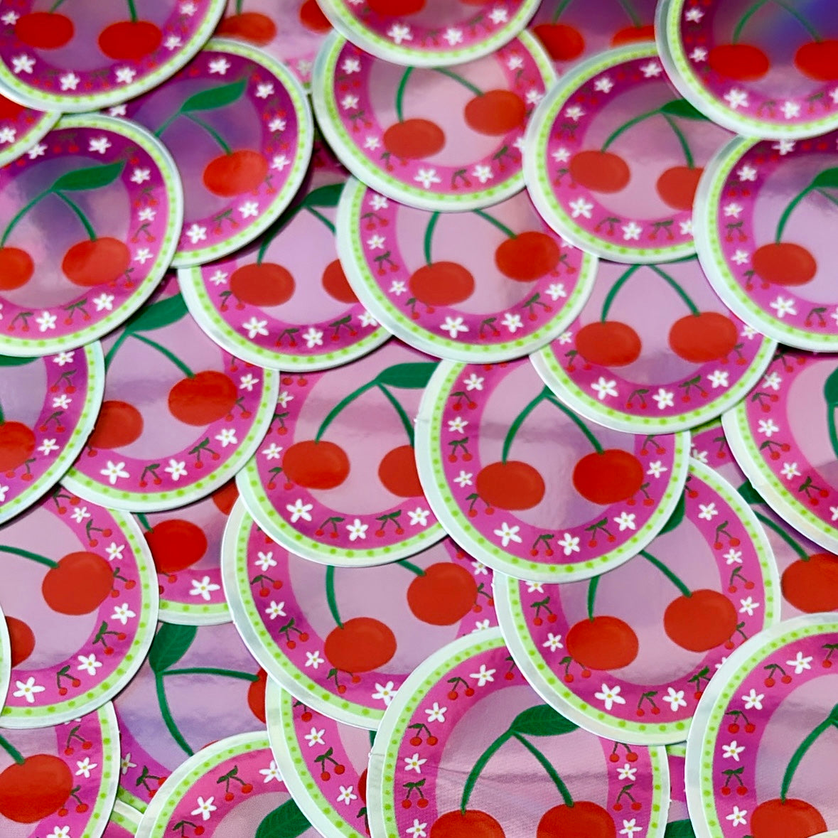 STICKER CERISES