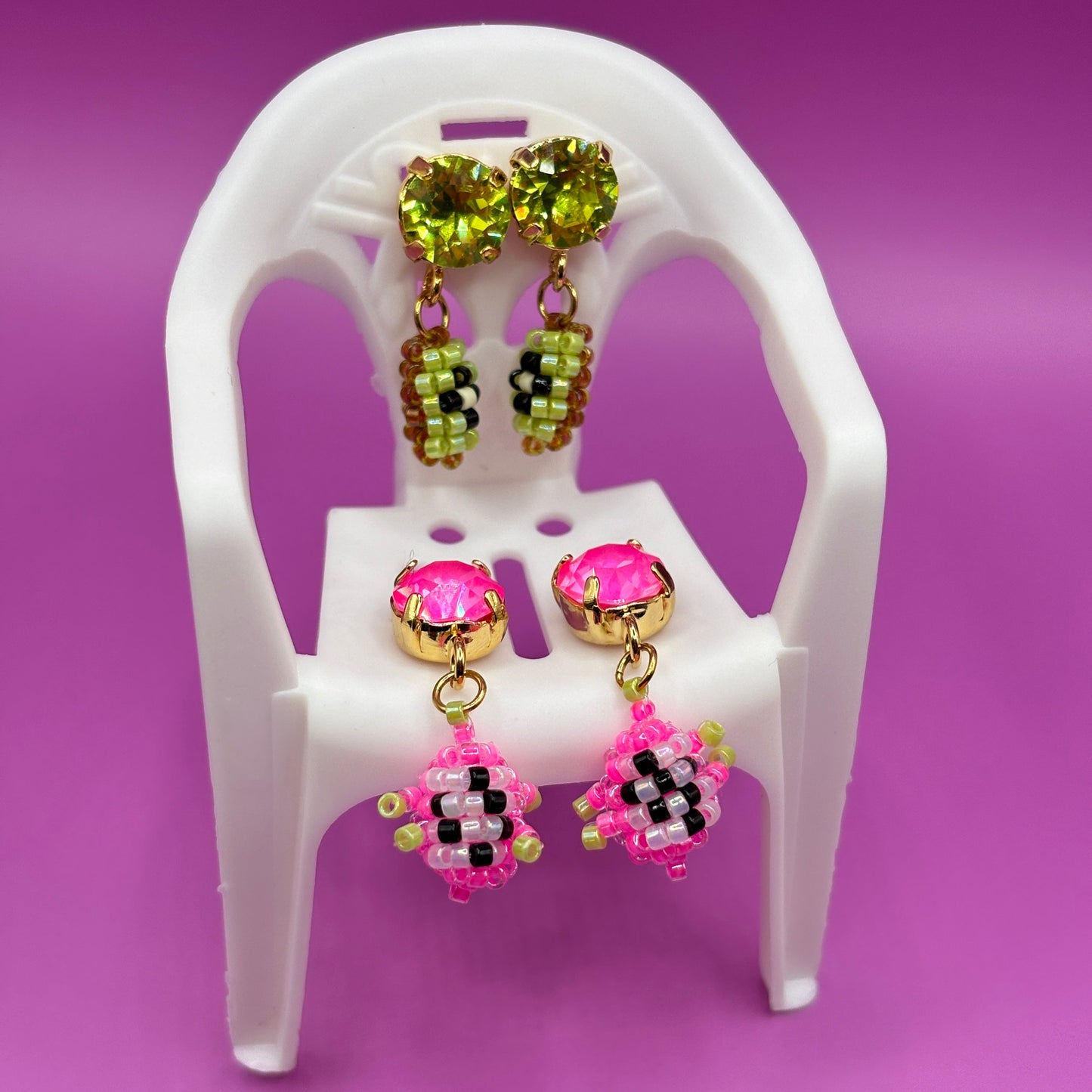 SHINY Exotiques Boucles d’oreilles