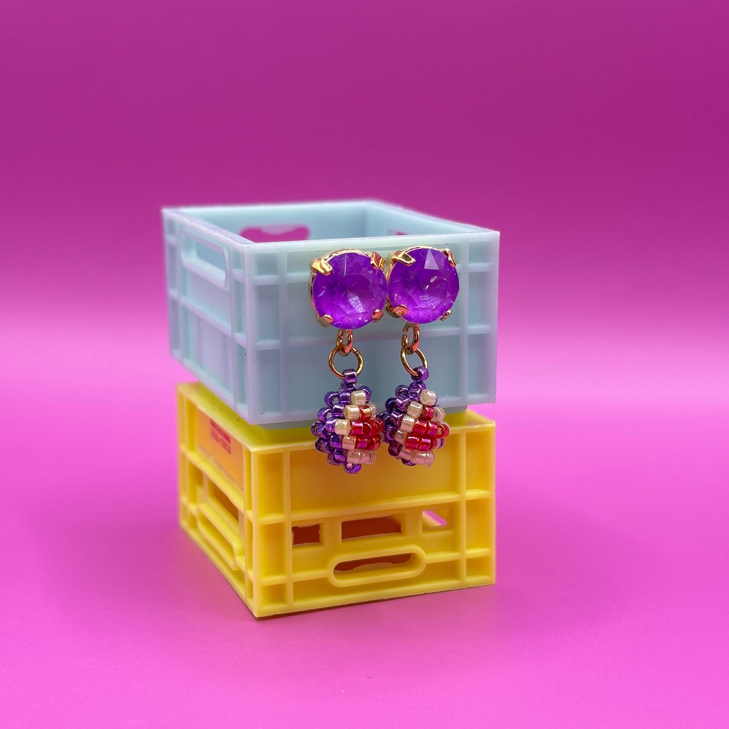 SHINY Exotiques Boucles d’oreilles