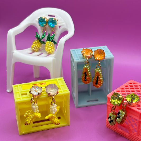 SHINY Exotiques Boucles d’oreilles