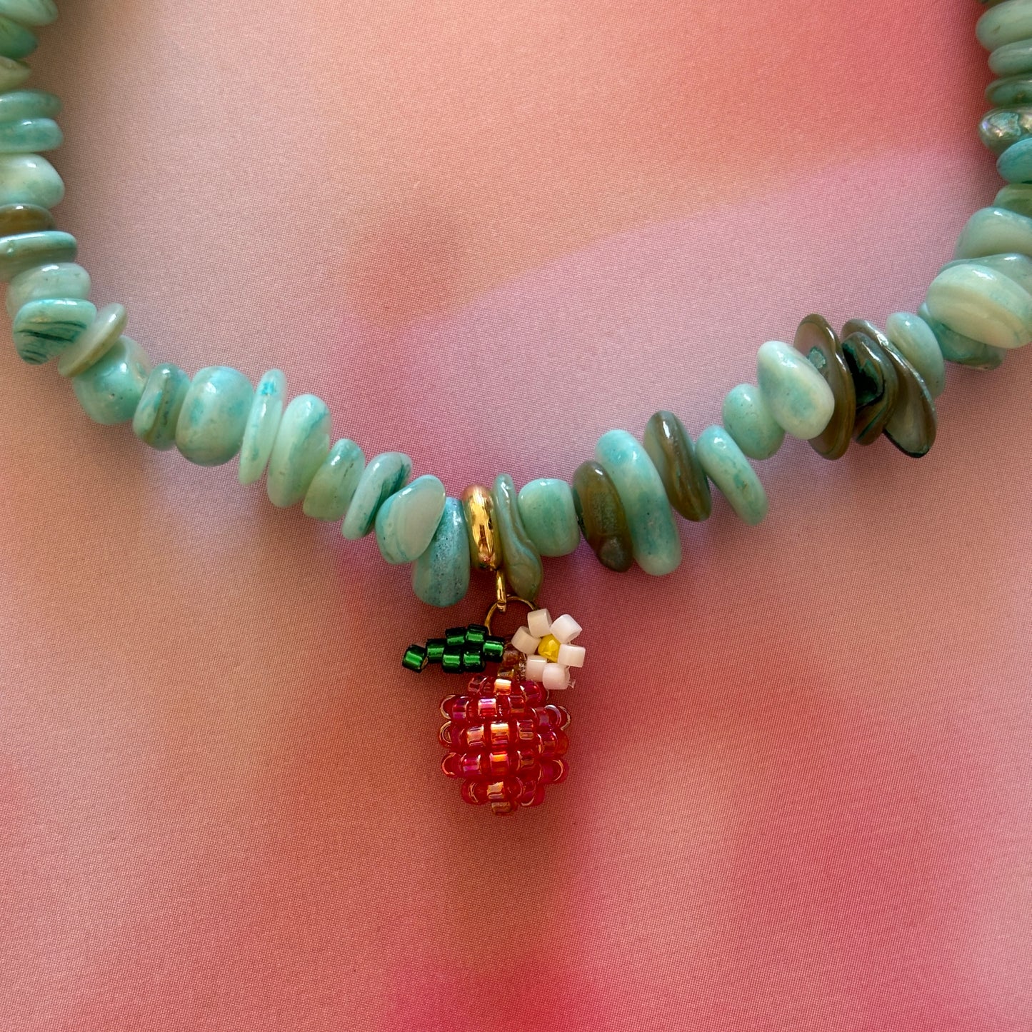 COQUILLAGES Collier Turquoise