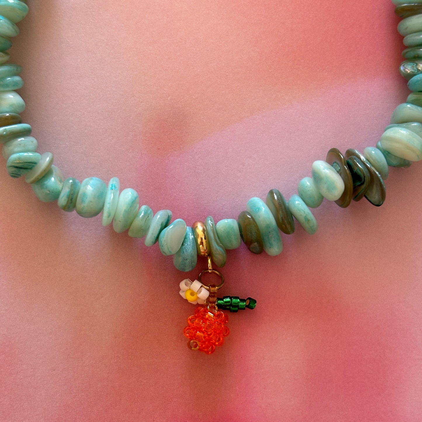 COQUILLAGES Collier Turquoise