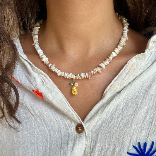 COQUILLAGE Collier Nacre